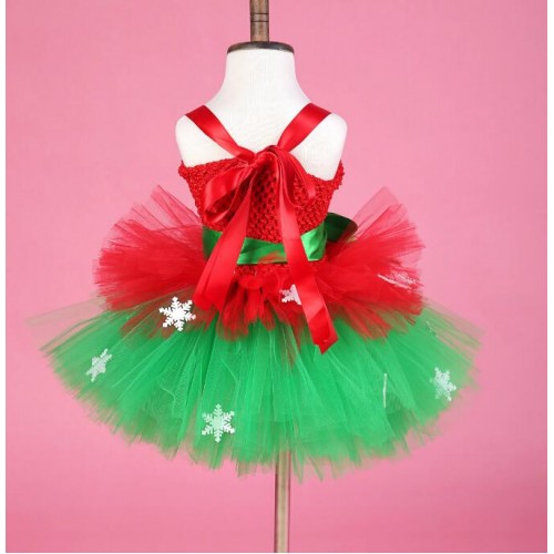 Kids baby Christmas party dresses for children girls new year celebration photos cosplay princess dresses